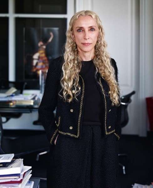 Franca Sozzani con capelli lunghi