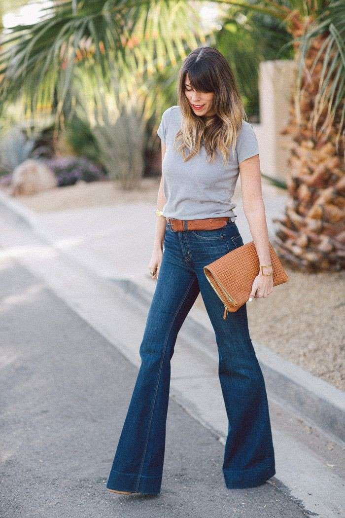 Look con deals jeans a zampa