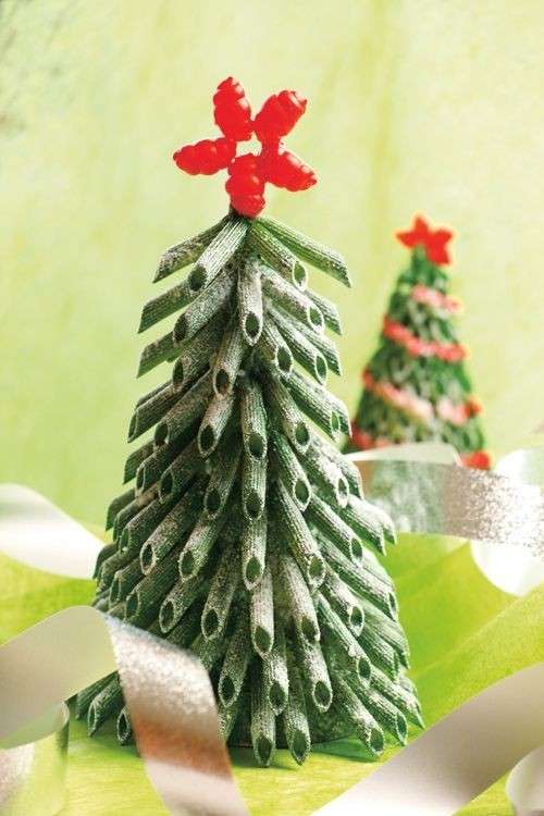 Albero di Natale con la pasta