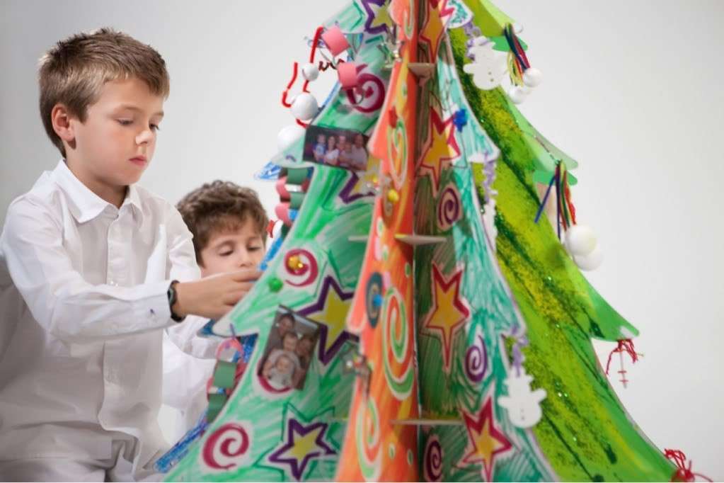 Albero di Natale ecologico per bambini