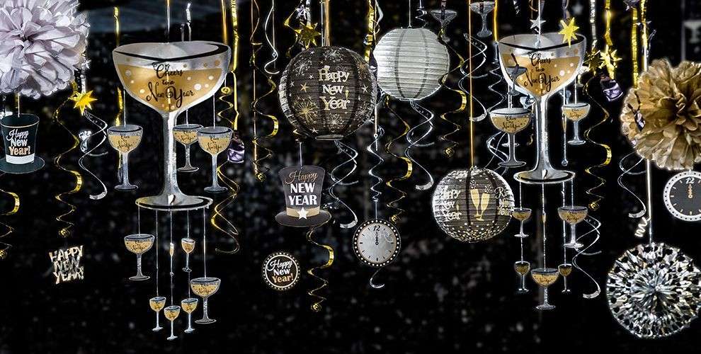 Decori per abbellire la casa a Capodanno