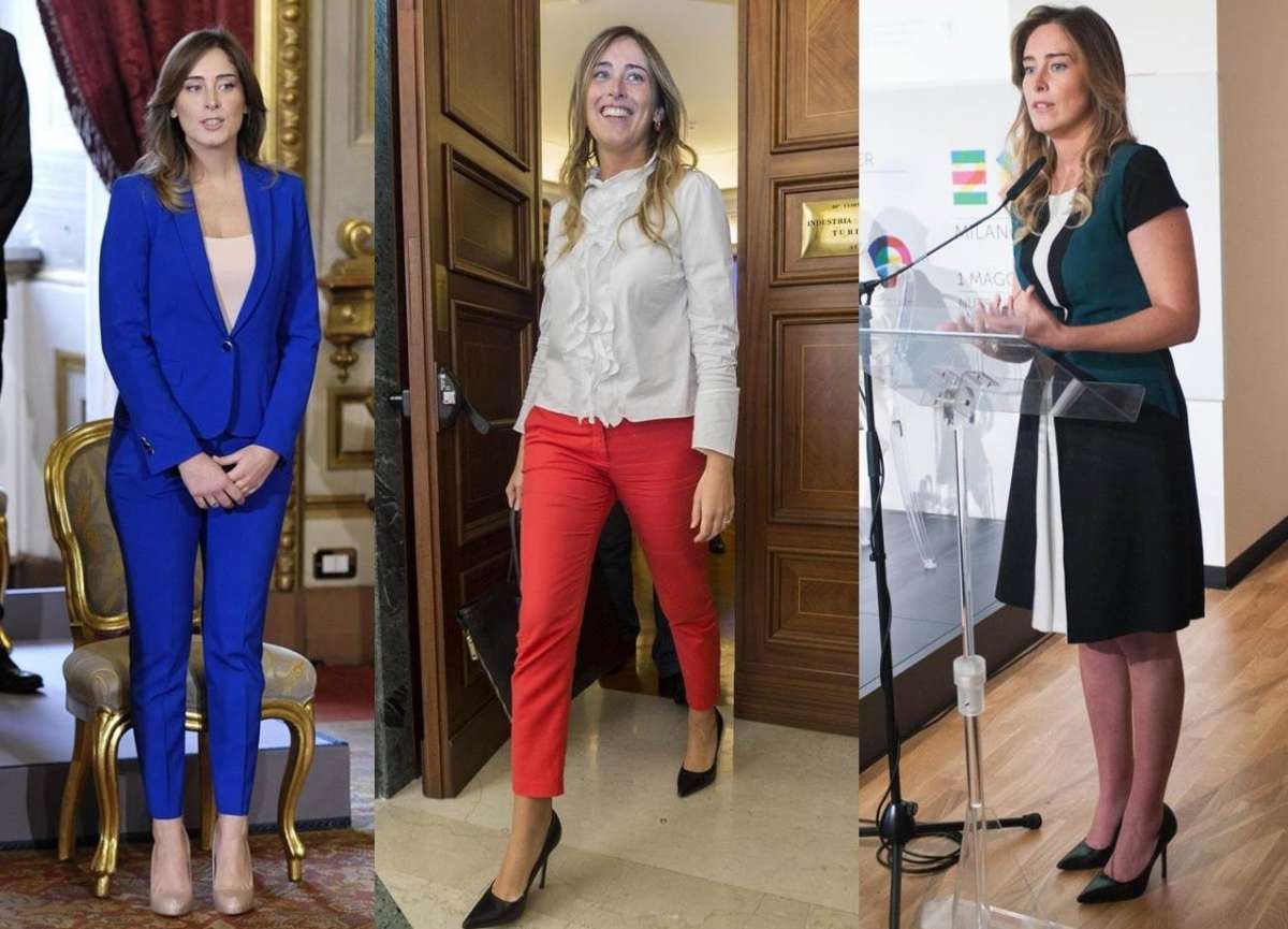 Maria Elena Boschi look