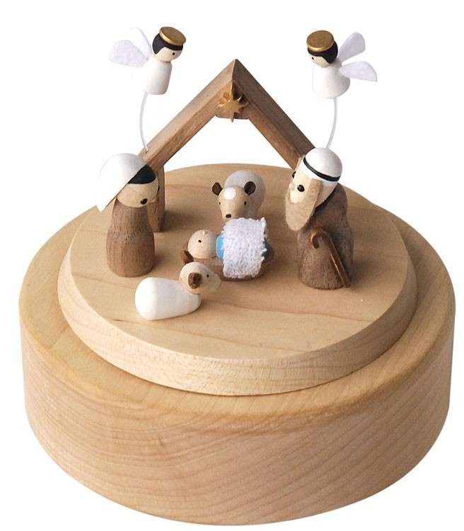 Originale presepe in legno