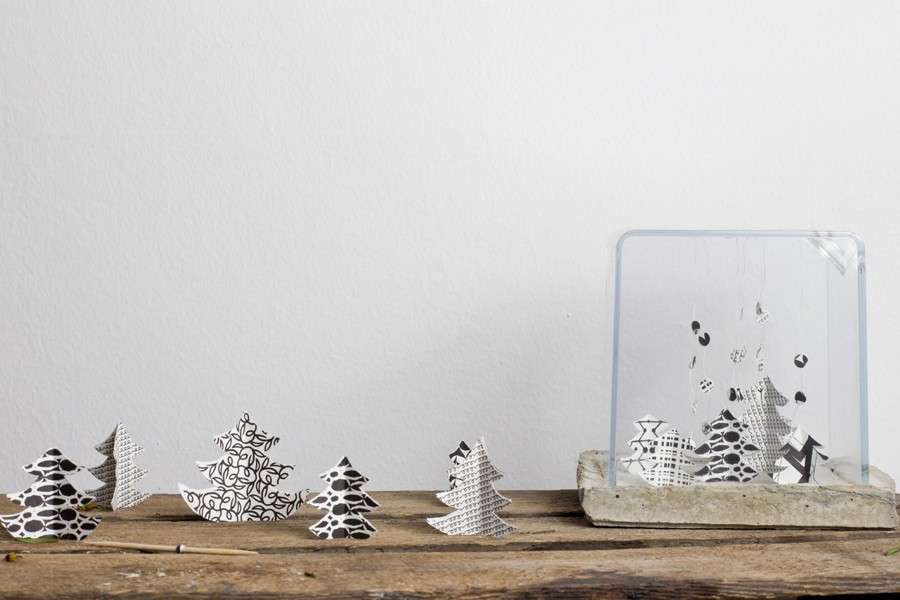 Piccoli alberi di carta