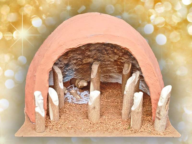 Presepe di legno fai da te