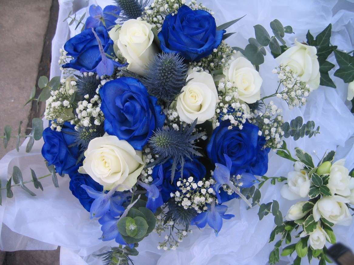 Bouquet blu chic