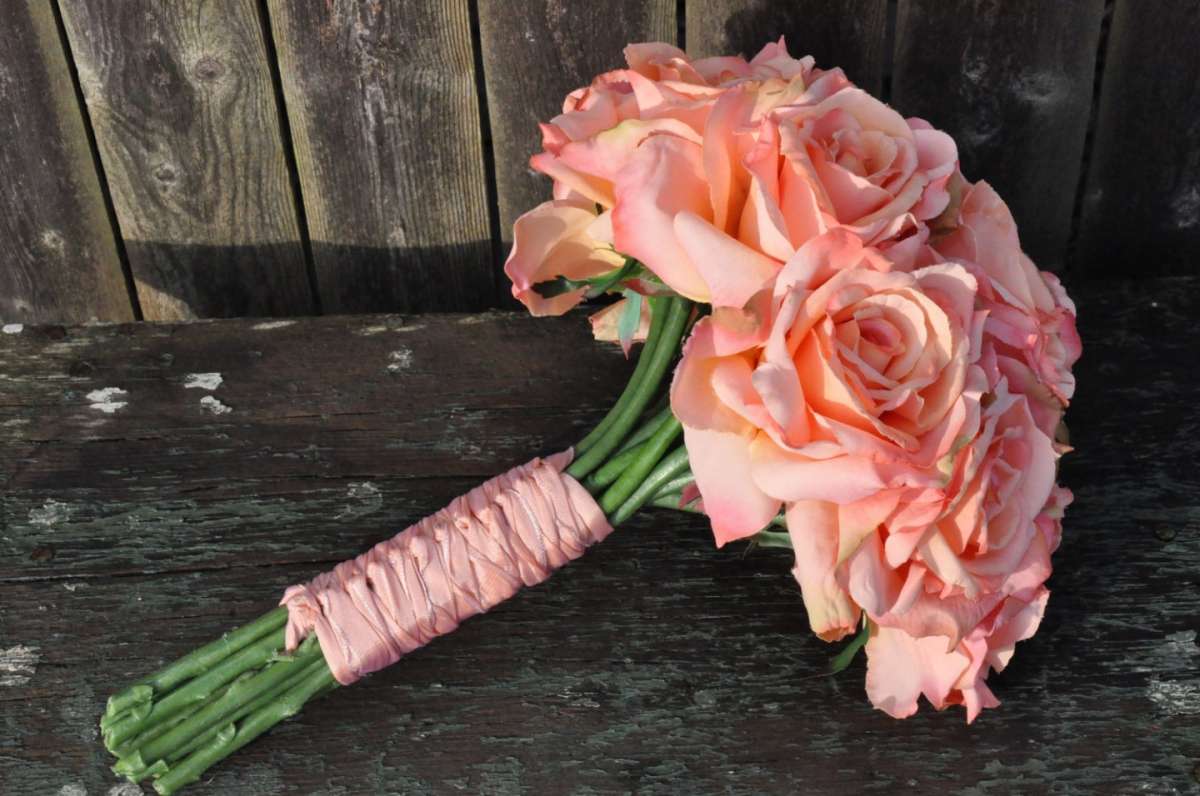 Bouquet minimal rosa