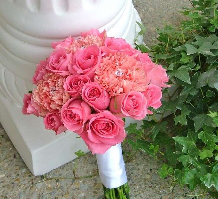 Bouquet rosa acceso