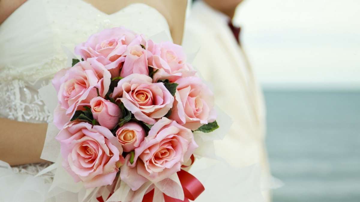 Bouquet rosa semplice