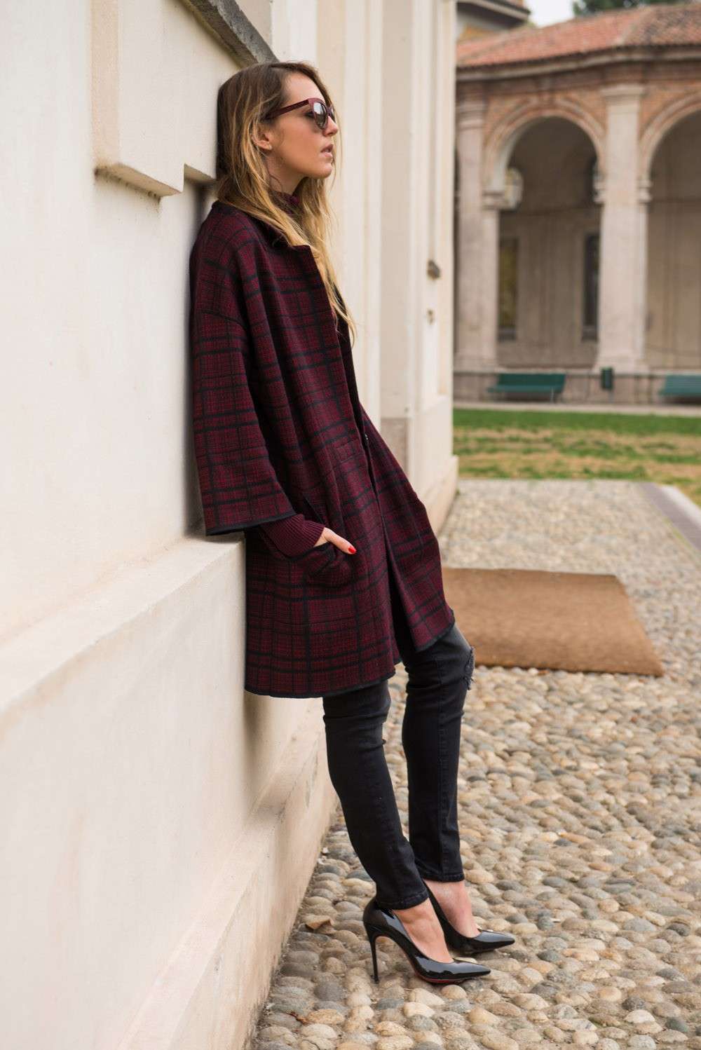 Cappotto bordeaux