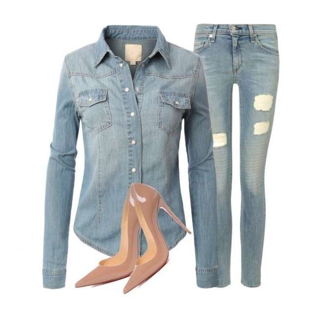 Look in denim