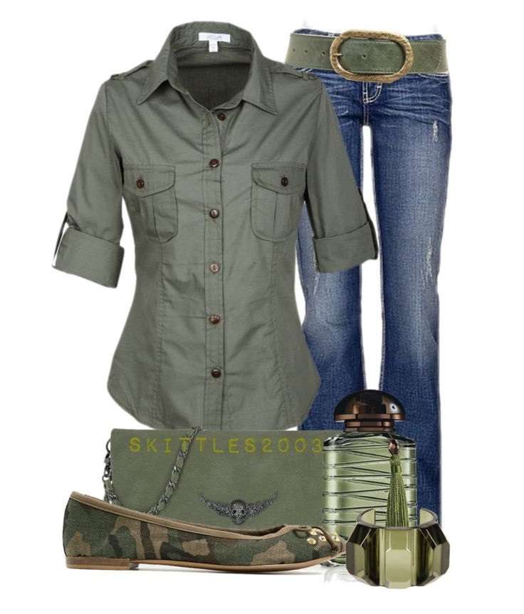 Look military chic