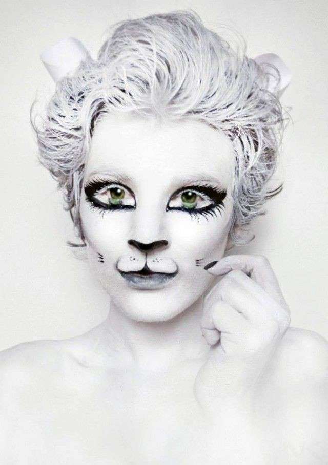 Make up da gatto bianco