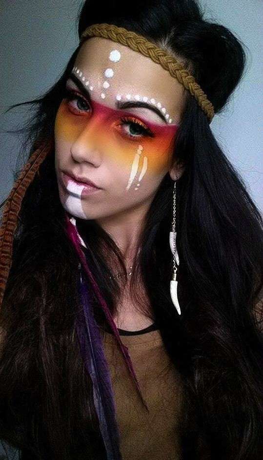 Make up da nativa americana