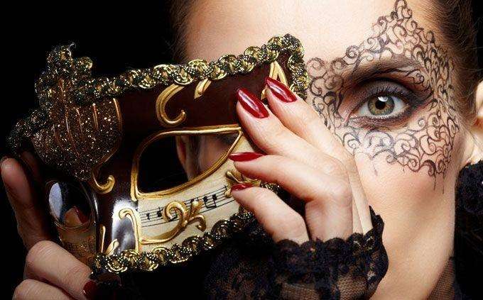 Make up occhi maschera di Carnevale