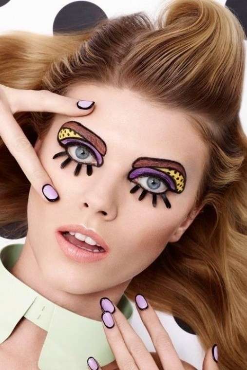 Make up stile pop art