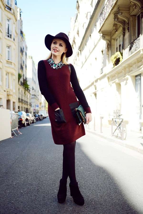 Minidress bordeaux