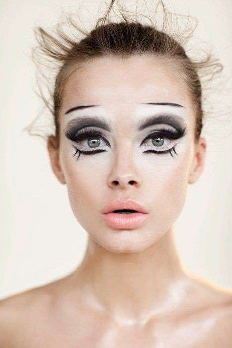 Trucco occhi caricaturale per Carnevale