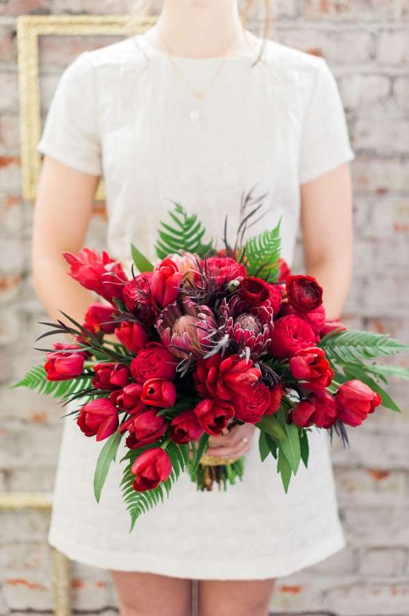 Bouquet ampio variegato