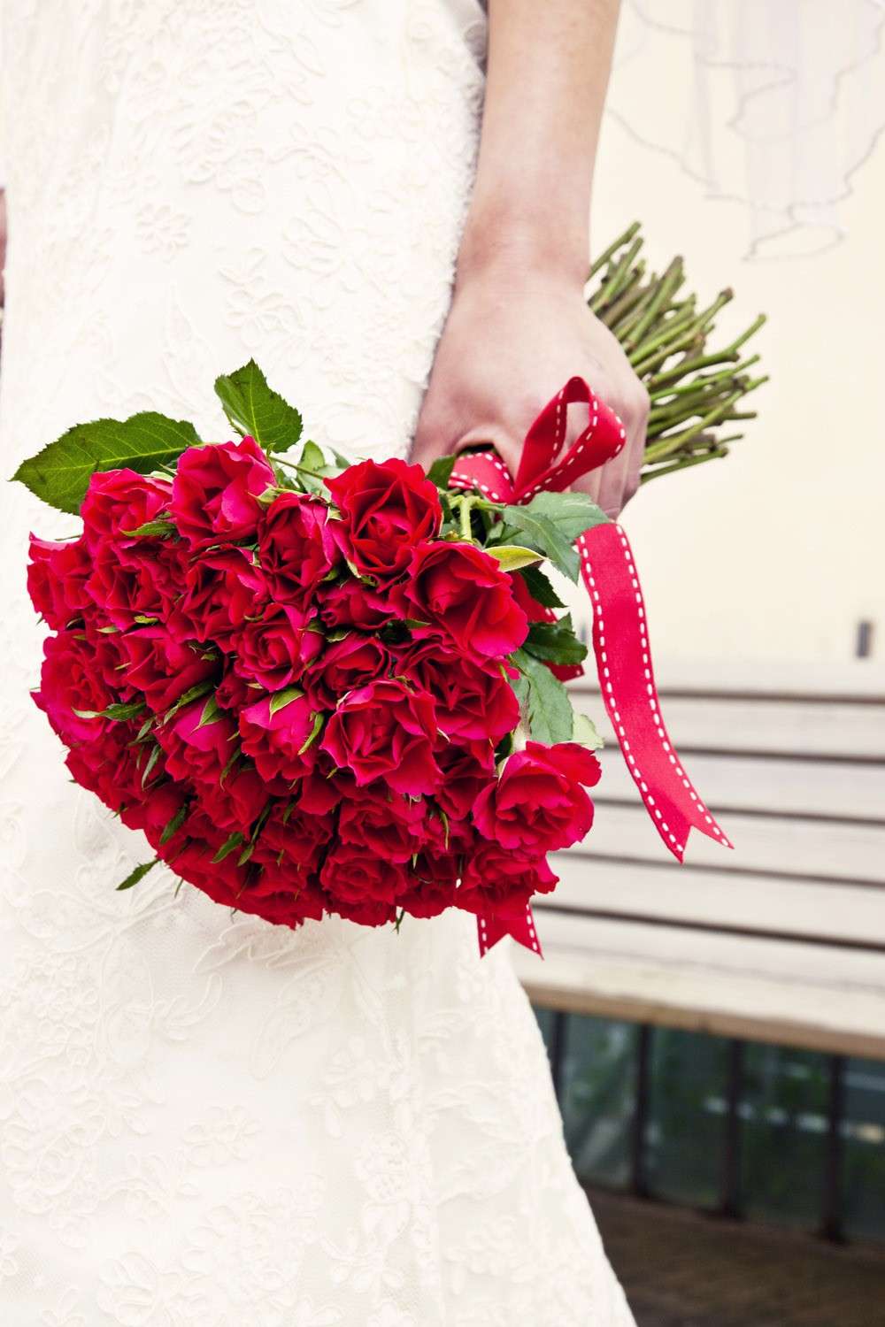 Bouquet romantico con roselline