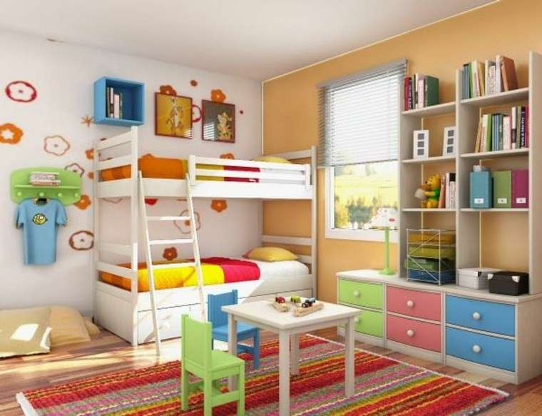 Cameretta con area giochi
