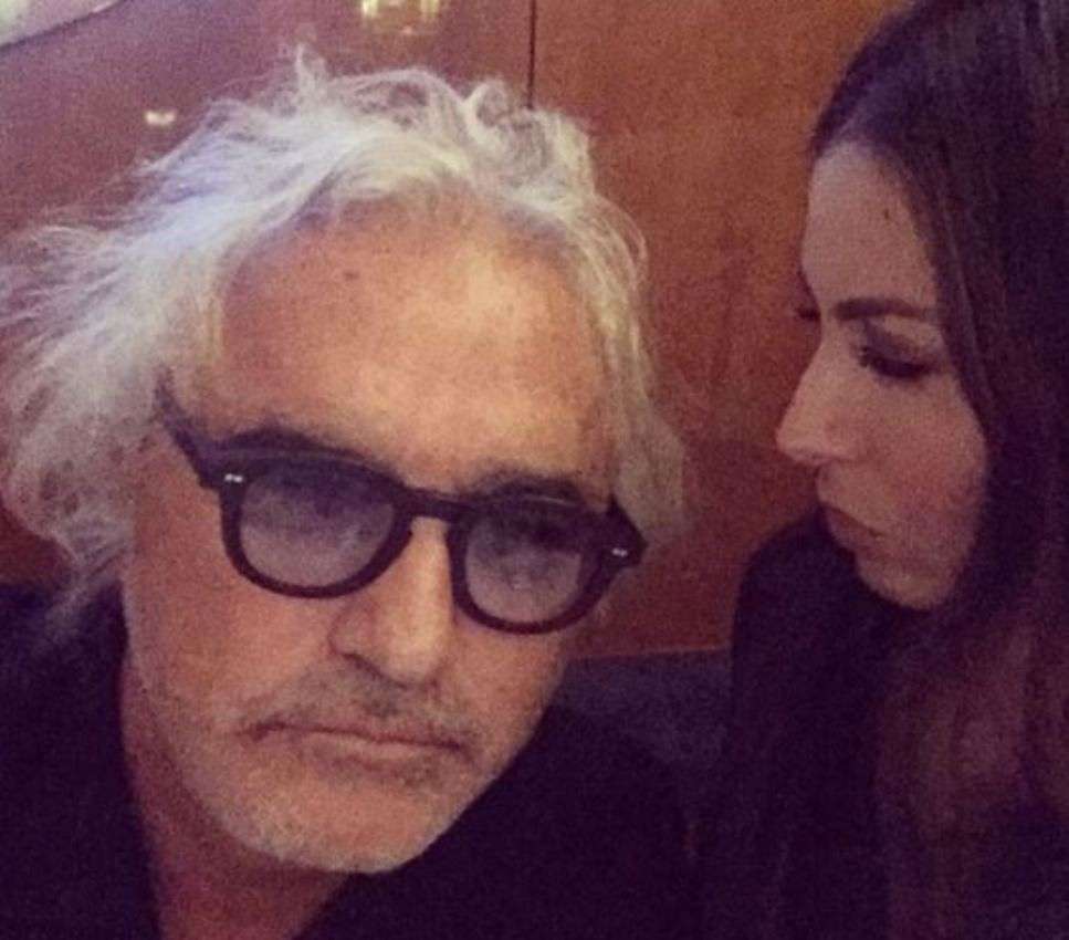 Flavio Briatore con la moglie Elisabetta Gregoraci