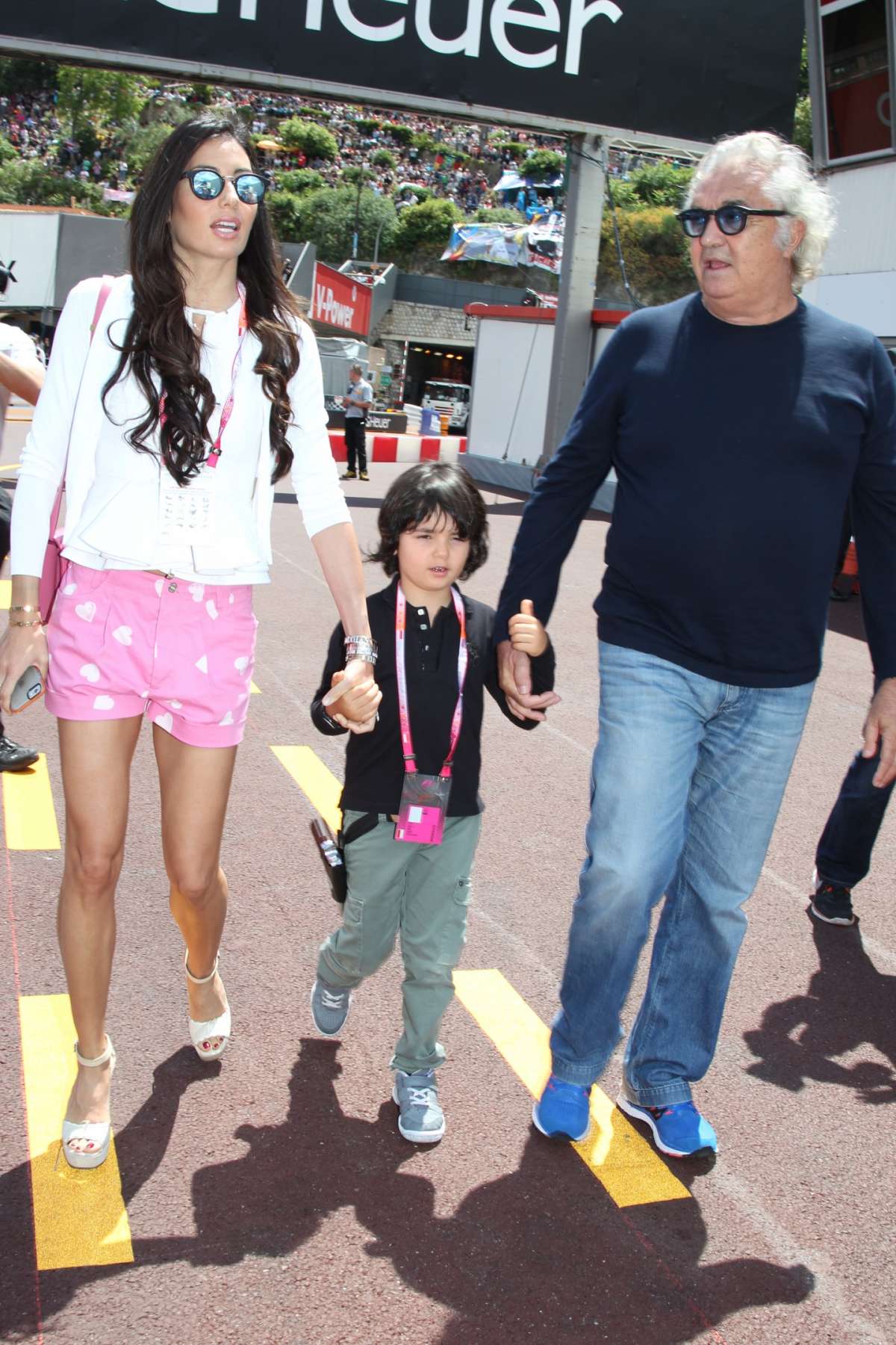 La famiglia vip a un Gran Premio di F1 2015