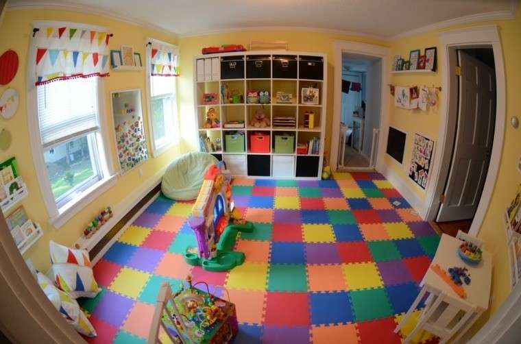 Pavimento multicolore