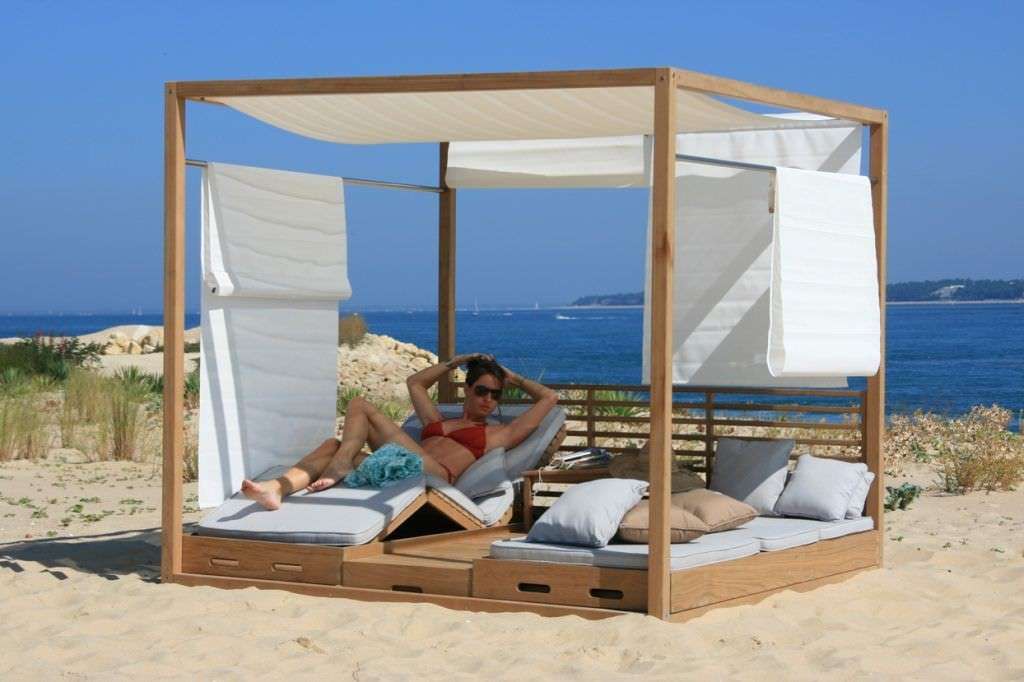 Gazebo in legno Cube di La Hutte