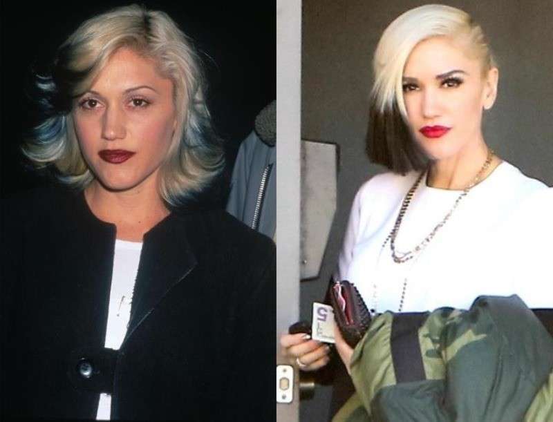 Gwen Stefani ieri e oggi