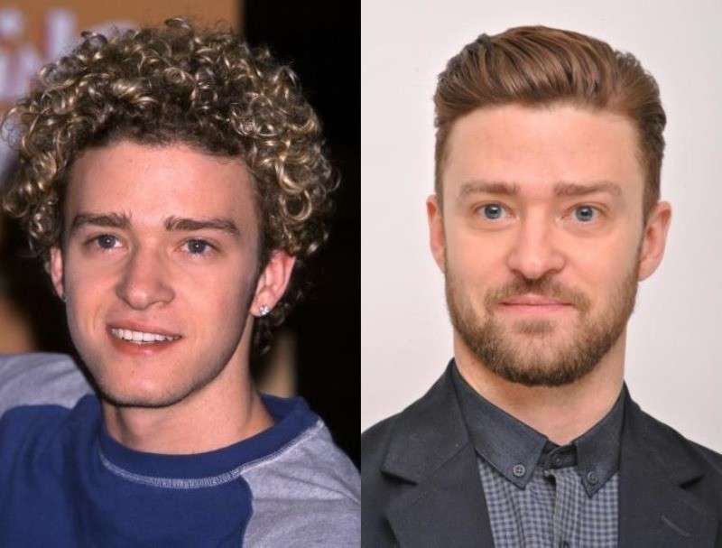 Justin Timberlake ieri e oggi