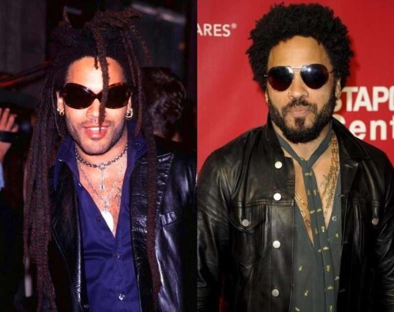 Lenny Kravitz ieri e oggi