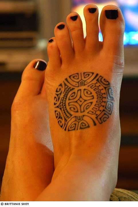Tatuaggio sul piede