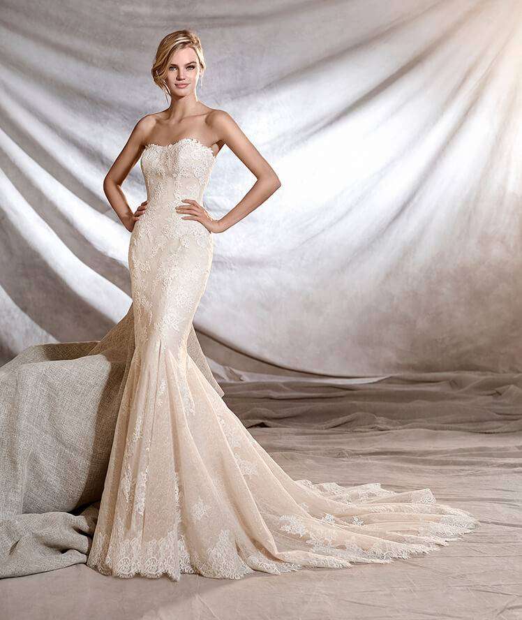 Abito da sposa strapless