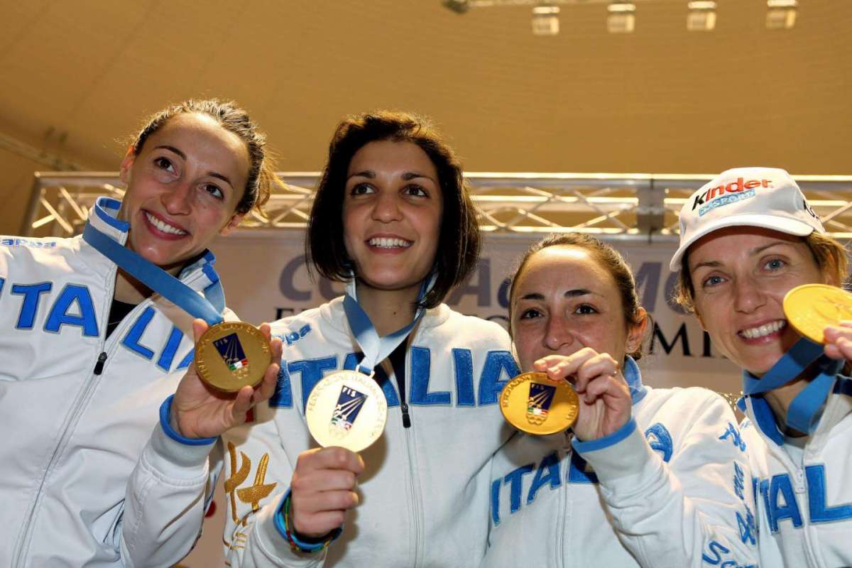 Di Francisca, Errigo, Salvatori, Valentina Vezzali vincono la Coppa del Mondo 2010