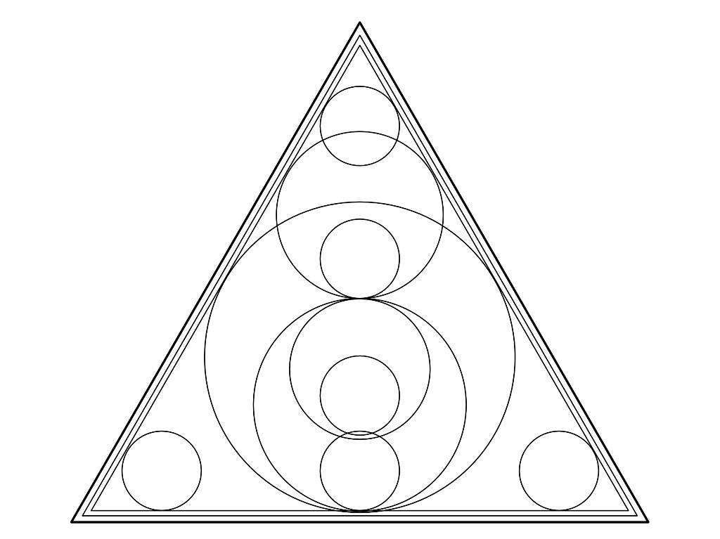 Triangolo da colorare