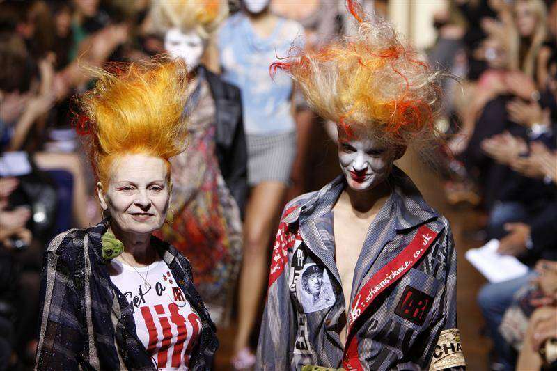 Vivienne Westwood in passerella