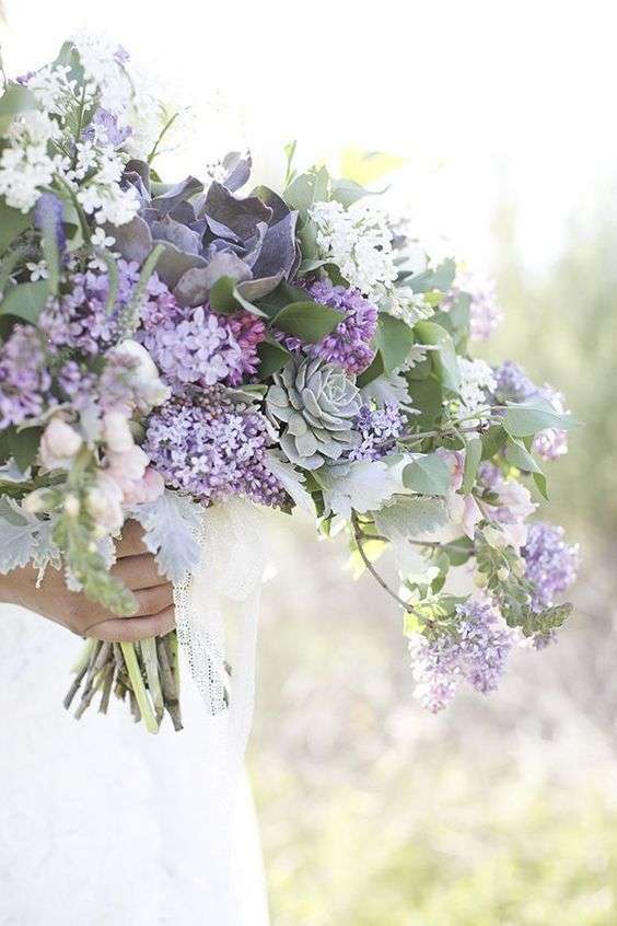 Bouquet con lavanda