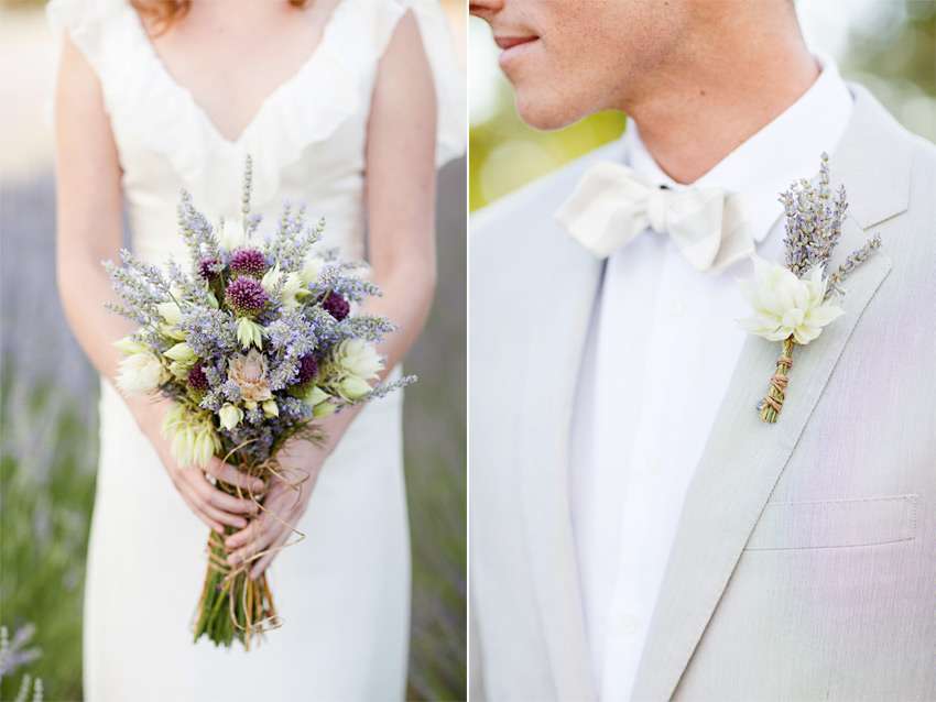 La lavanda per la sposa e lo sposo