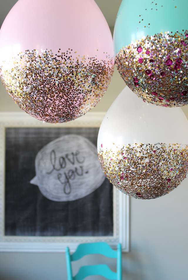 Palloncini con glitter