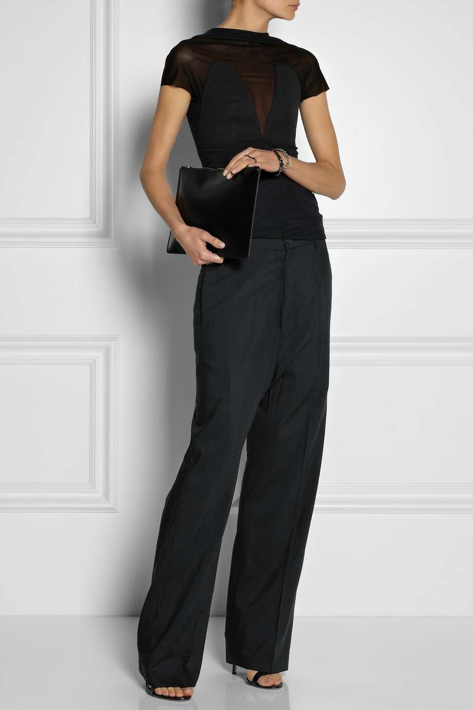 Pantaloni a palazzo Rick Owens