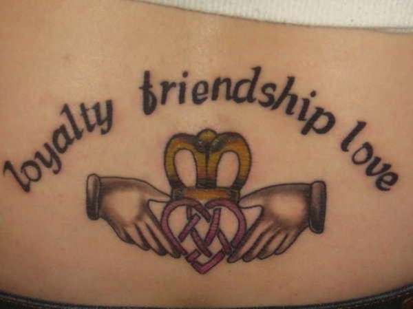 Tatuaggio Loyalty Friendship Love