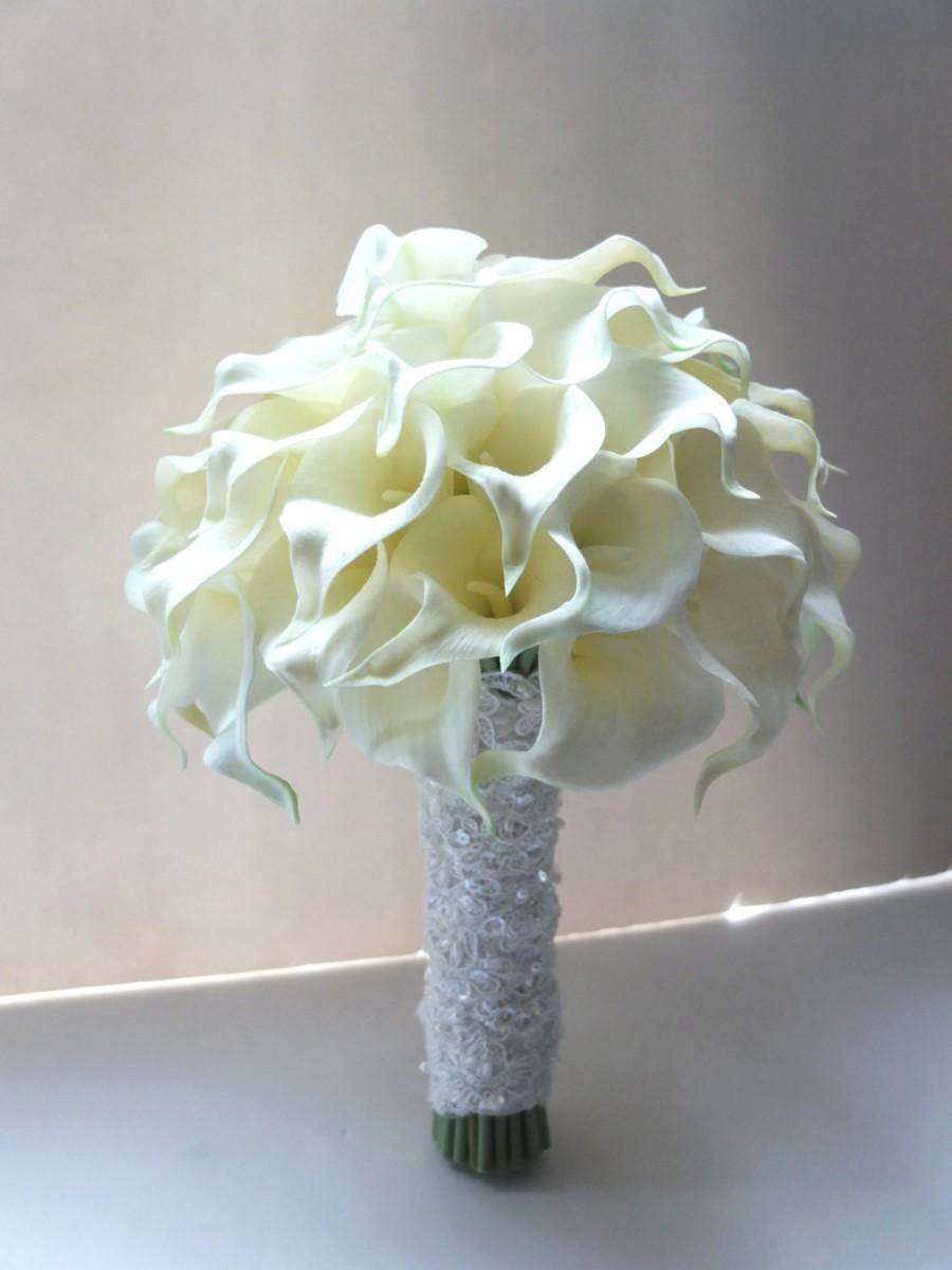 Bouquet bianco chic