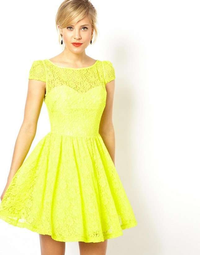 Minidress fluo