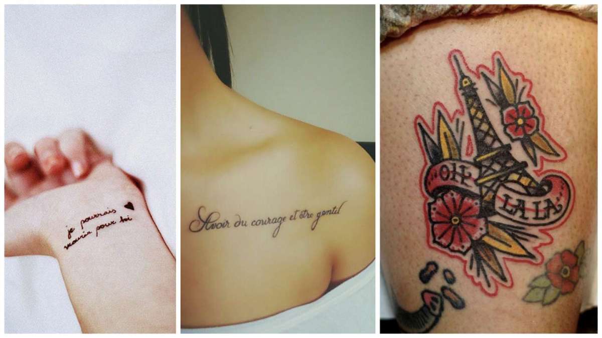 Tatuaggi frasi in francese, le idee più belle