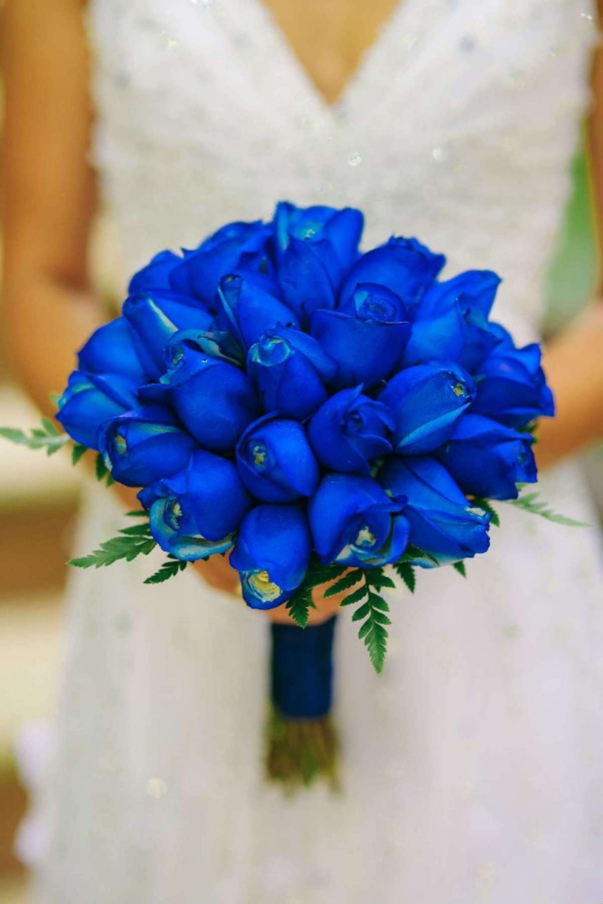 Bouquet con rose blu