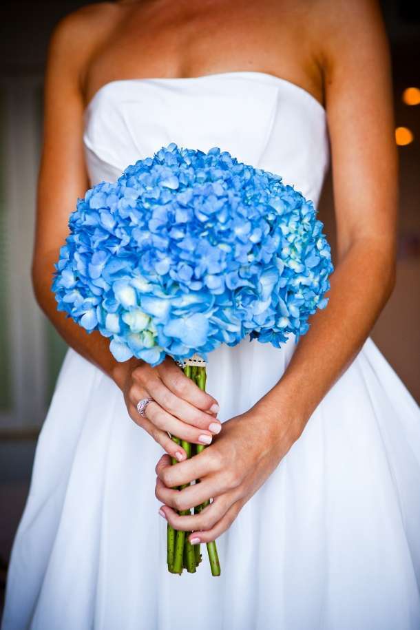 Bouquet romantico azzurro