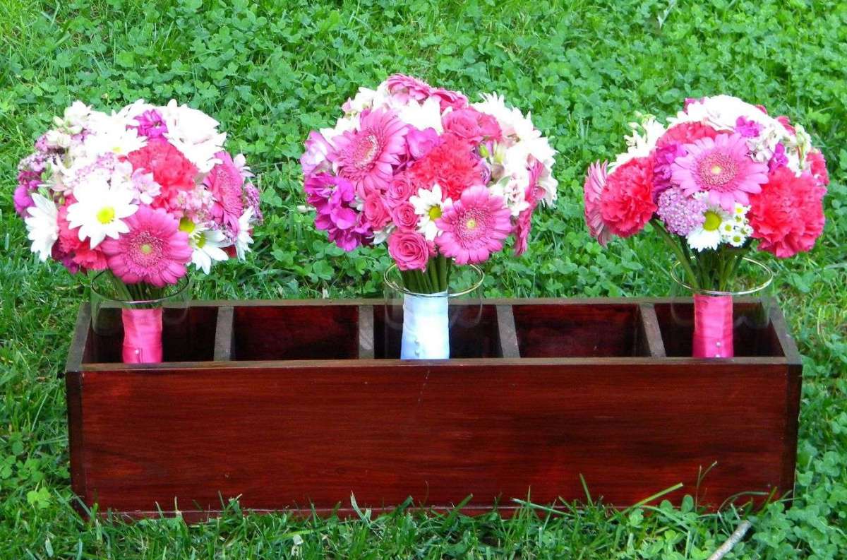 Bouquet rosa e bianco