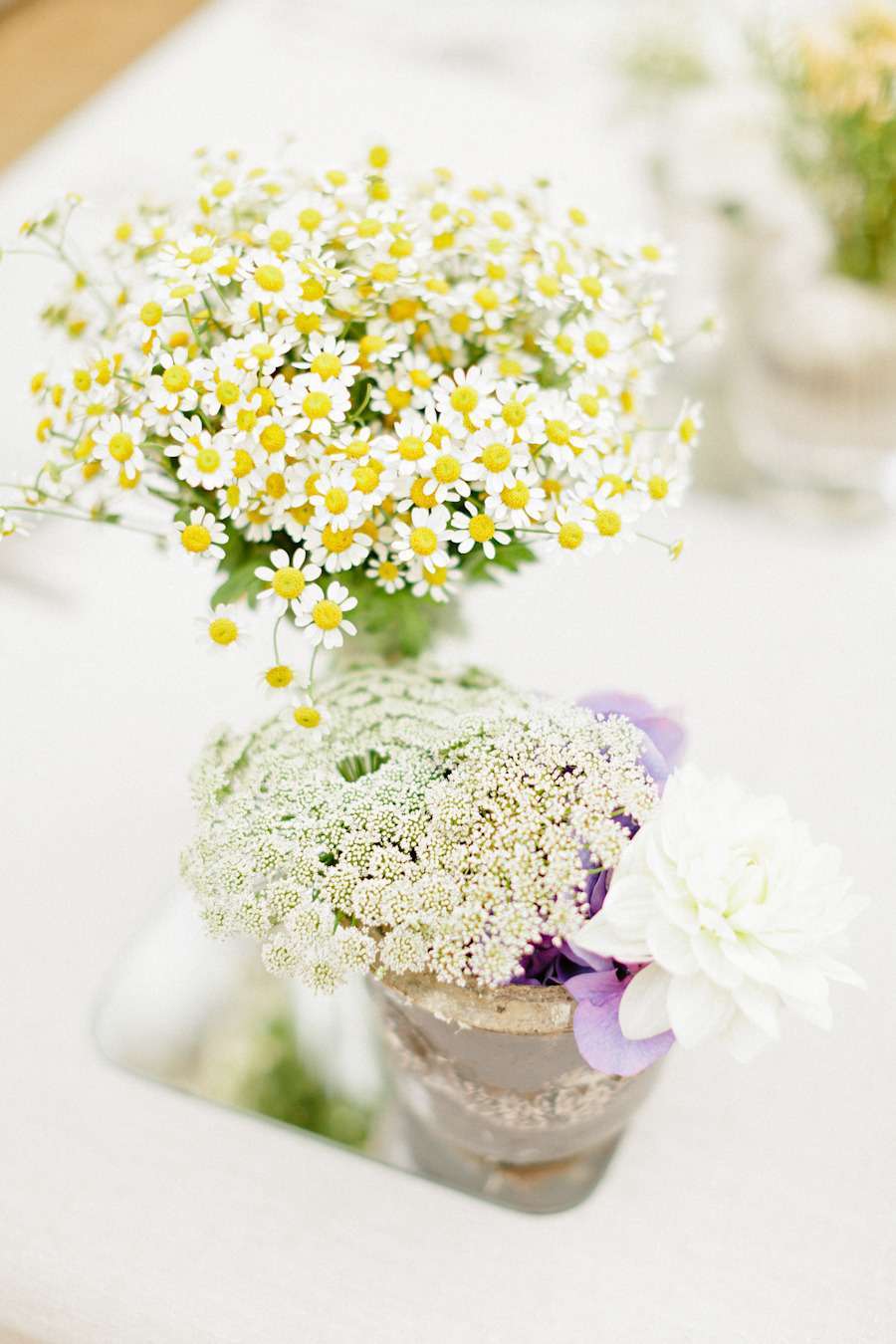 Bouquet semplice con margherite