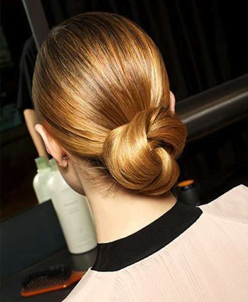 Chignon a nodo